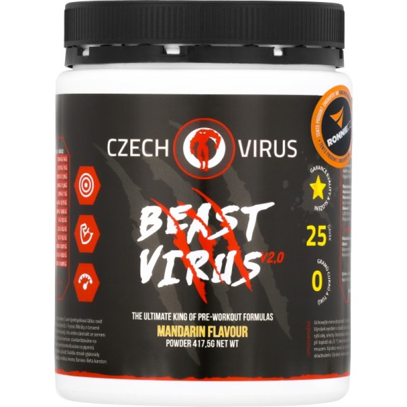 Beast Virus V2.0 - 417,5 g, růžový grep