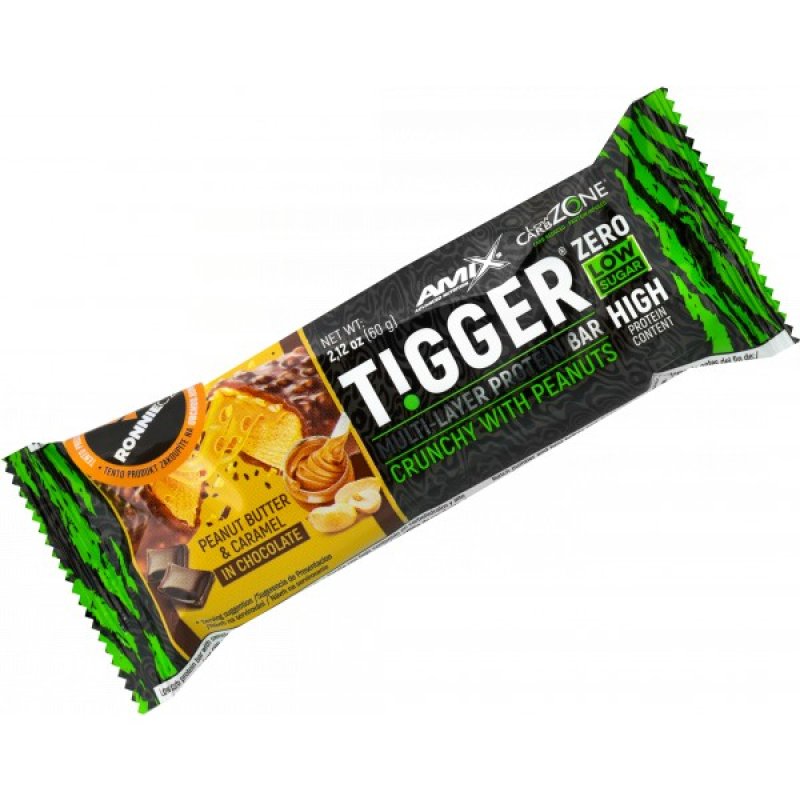 Tigger Zero Bar - 60 g, arašídové máslo