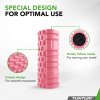 Masážní válec Foam Roller TUNTURI 33 cm / 13 cm Ružově zlatý