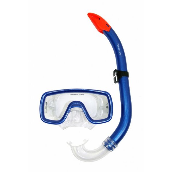 Brýle šnorchl TUNTURI Junior modrá / transparentní