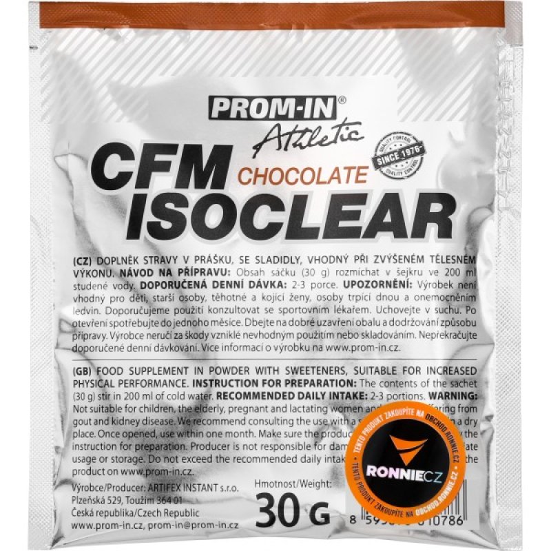 CFM Isoclear - 30 g, čokoláda