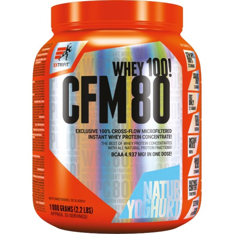 CFM Instant Whey 80 - 1000 g, jahoda