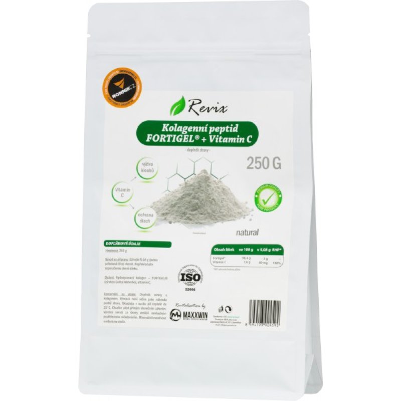 Kolagenní peptid Fortigel + vitamín C - 250 g, natural