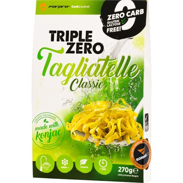 Konjakové těstoviny bez sacharidů ForPro® (tagliatelle) - 270 g, classic