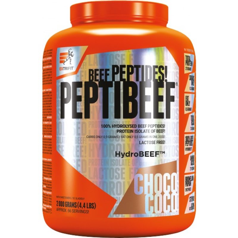PeptiBeef - 2000 g, dvojitá čokoláda