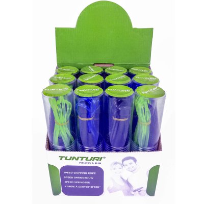 Švihadlo PVC barevné TUNTURI box 12 ks