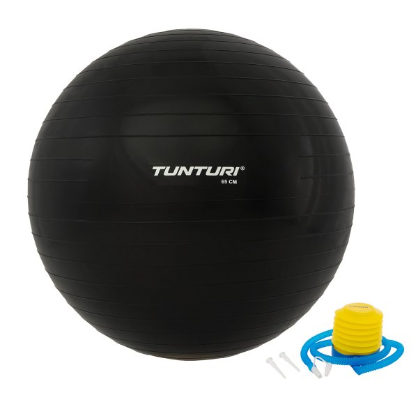 Gymnastický míč TUNTURI 65 cm černý