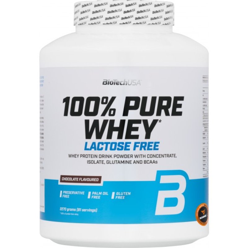 100 % Pure Whey Lactose Free - 2270 g, cookies & cream
