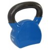 Kettlebell litinový ve vinylu TUNTURI 12 kg modrý