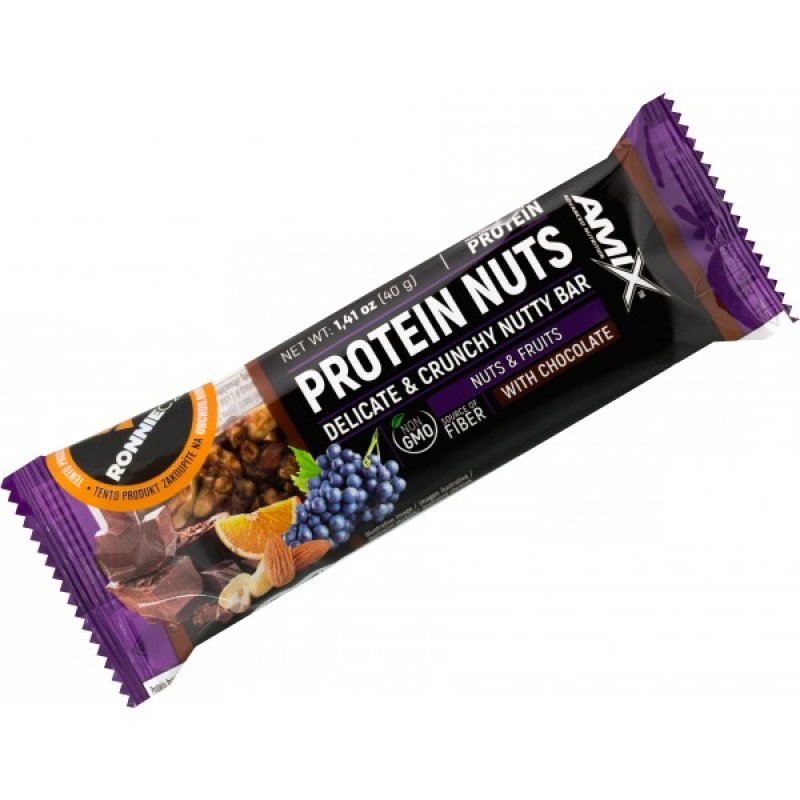 Protein Nuts Bar - 40 g, arašídy-karamel
