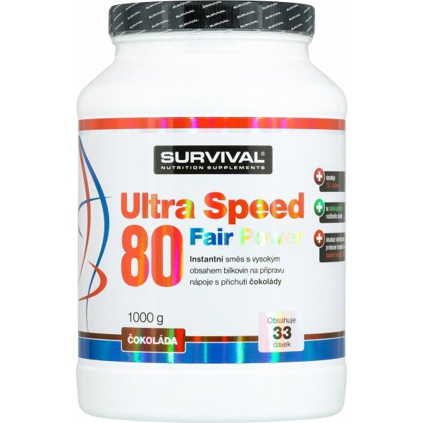 Ultra Speed 80 Fair Power - 1000 g, jogurt-jahoda