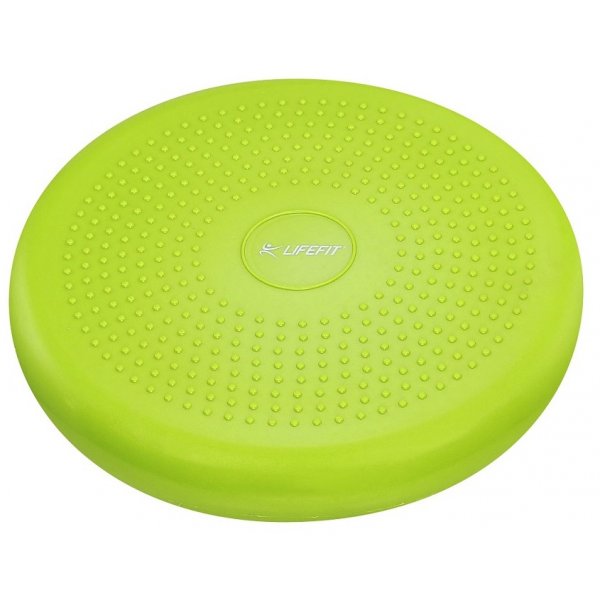 Balanční masážní polštářek LIFEFIT BALANCE CUSHION 33cm, světle zelený