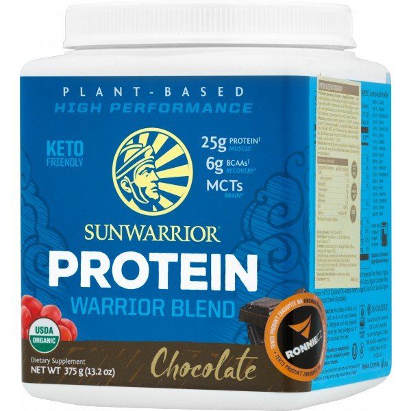 Protein Warrior Blend - 375 g, čokoláda