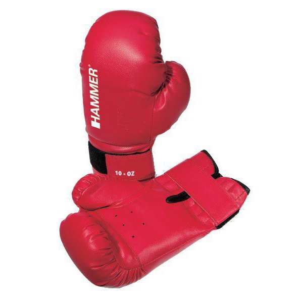 Boxovací rukavice HAMMER Fit PU 6 OZ červené
