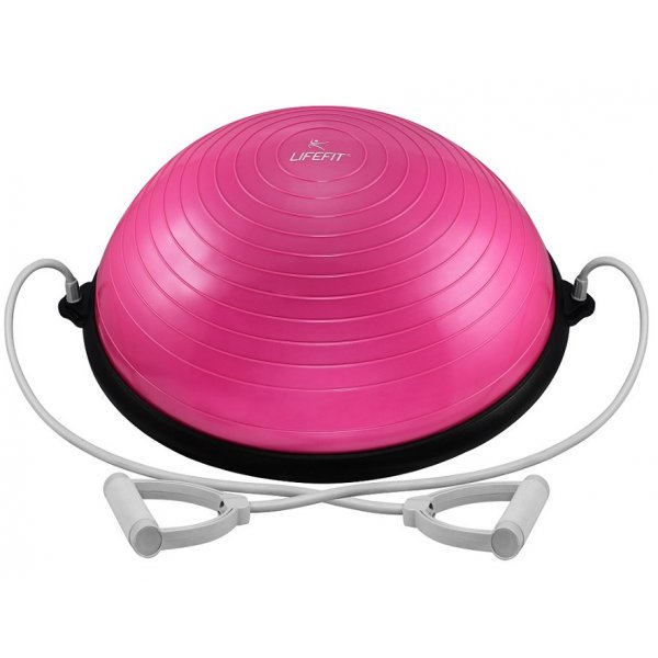 Balanční podložka LIFEFIT BALANCE BALL 58cm, růžová