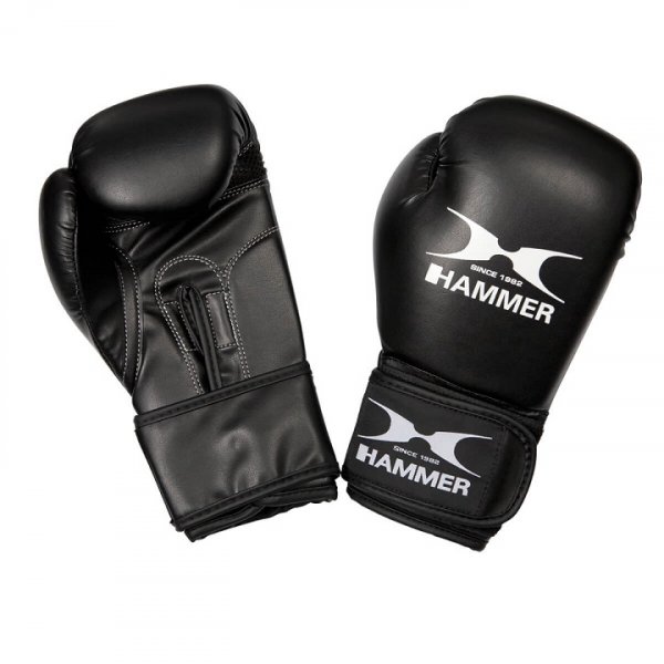 Boxovací rukavice HAMMER dětské Blitz PU/velcro 8 OZ černé