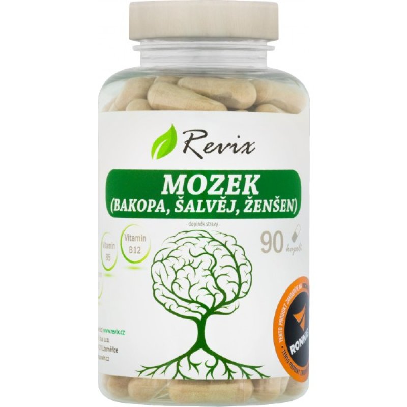 Mozek (bakopa, šalvěj, ženšen)