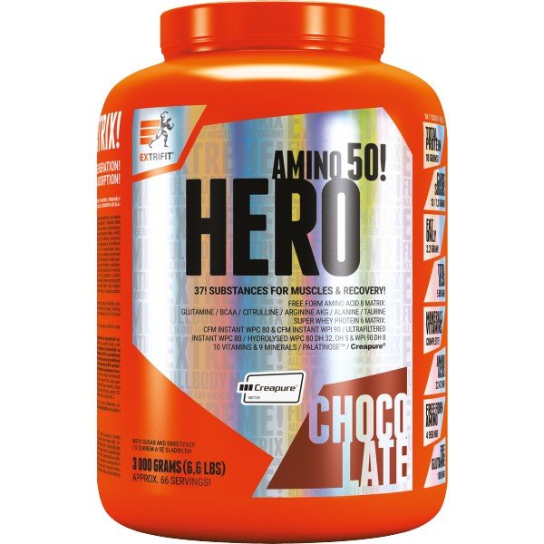 Hero - 3000 g, ovocný shake