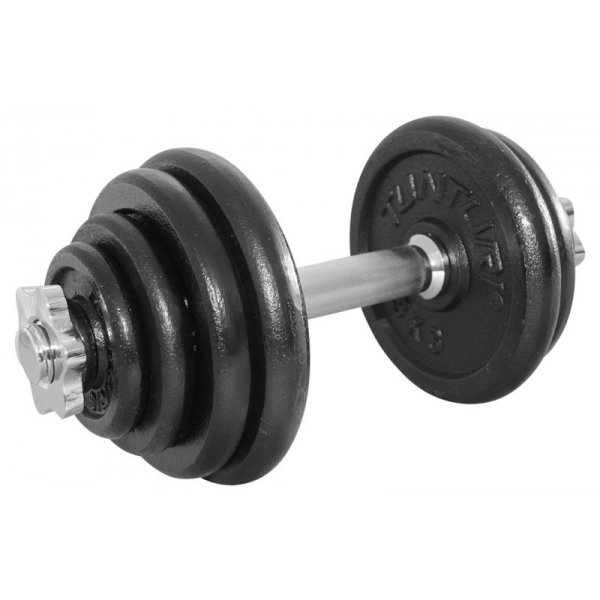 Činkový set 15kg nakládací jednoručka TUNTURI