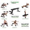 Posilovací lavice TUNTURI FB80 Flat Bench