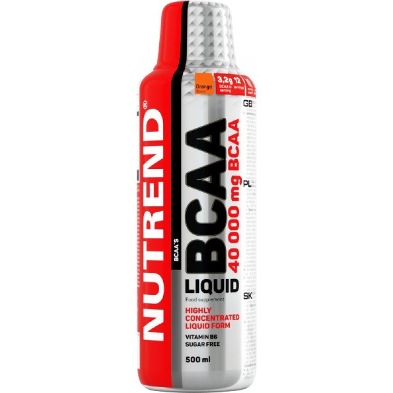 BCAA Liquid - 500 ml, pomeranč