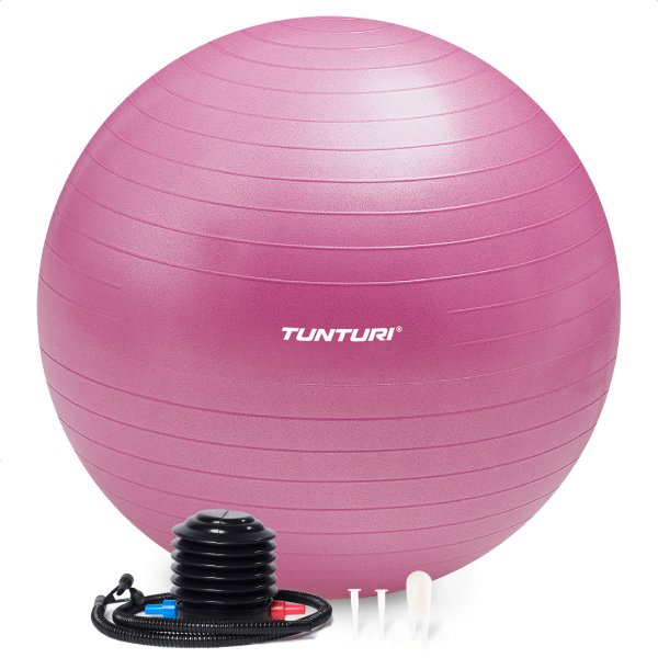 Gymnastický míč TUNTURI zesílený 75 cm Fialový