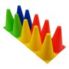 Plastové tréninkové kužely TUNTURI barevné 23 cm, 10 ks