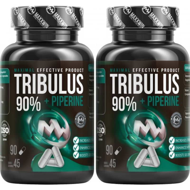 Tribulus 90 % + Piperine - akce 1+1 zdarma