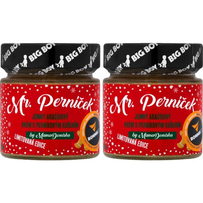 Arašídový krém Mr. Perníček 250 g - akce 1+1