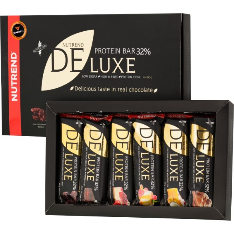 Deluxe Protein Bar - 6x 60 g, mix příchutí