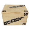 Plyometrická bedna dřevěná TUNTURI Plyo Box 50/60/75 cm