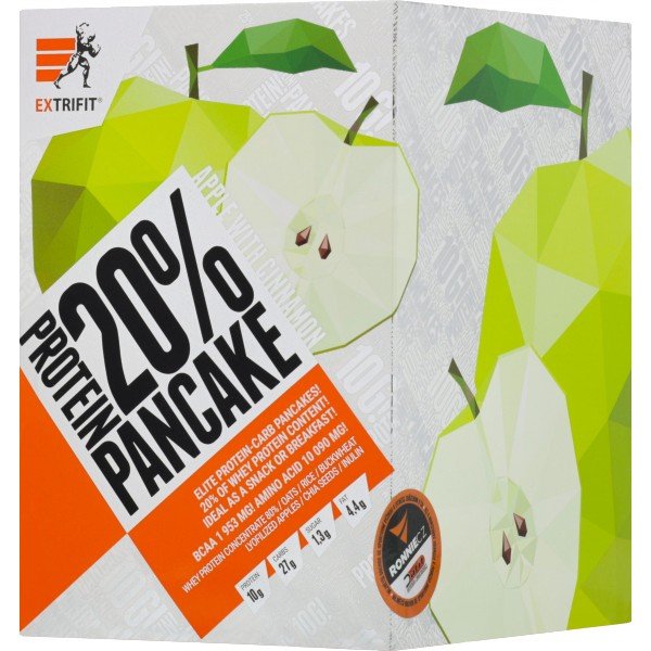 Protein Pancake 20 % - 10x 50 g, jablko-skořice