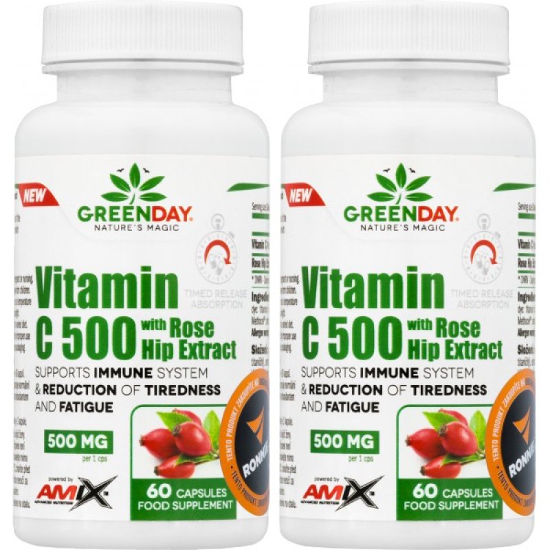 Vitamin C 500 s extraktem z šípků - akce 1+1