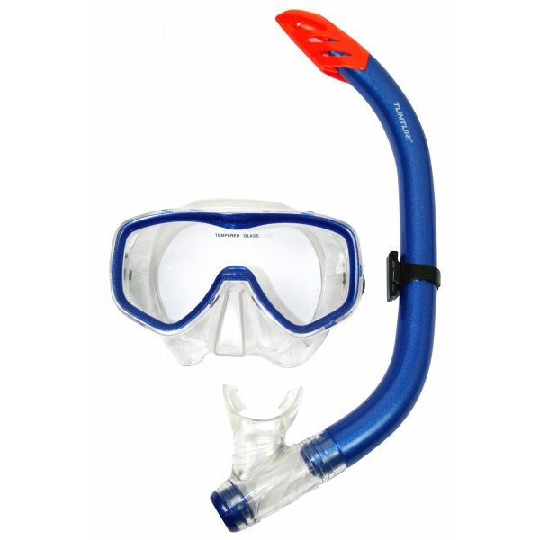 Brýle šnorchl TUNTURI Senior modrá / transparentní