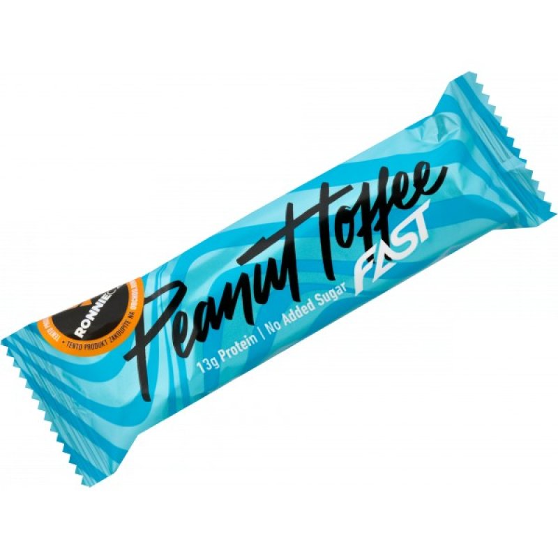 Proteinová tyčinka FAST Enjoyment - 42 g, arašídy-toffee