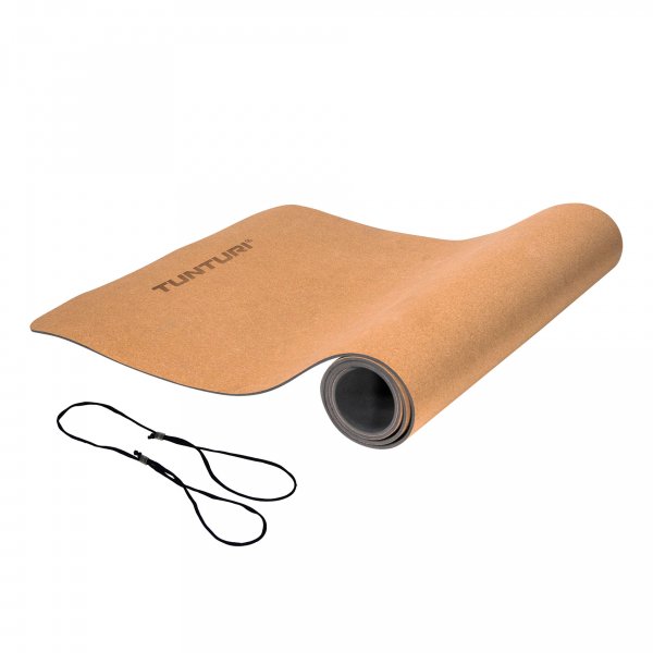 Korková podložka na jogu TUNTURI Cork TPE Yoga Mat