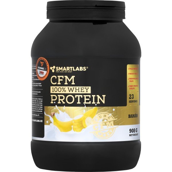 CFM 100 % Whey Protein - 908 g, banán