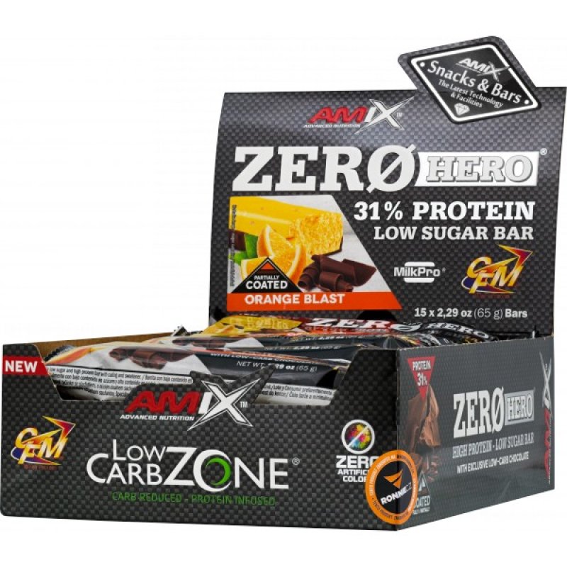 Zero Hero Bar - 15x 65 g, arašídové máslo