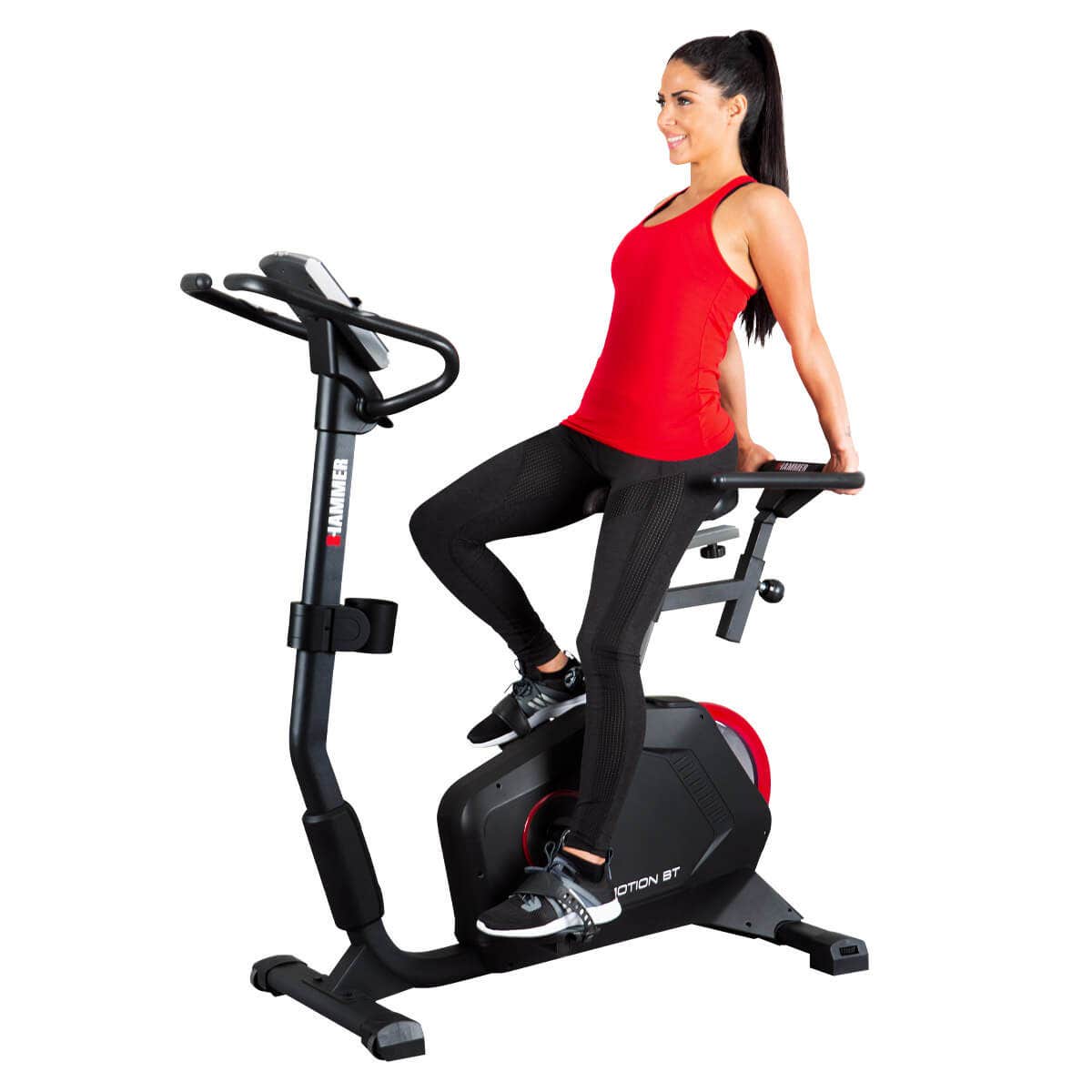 Vzpřímený sed na rotopedu HAMMER Cardio Motion s madly Upright-Fit